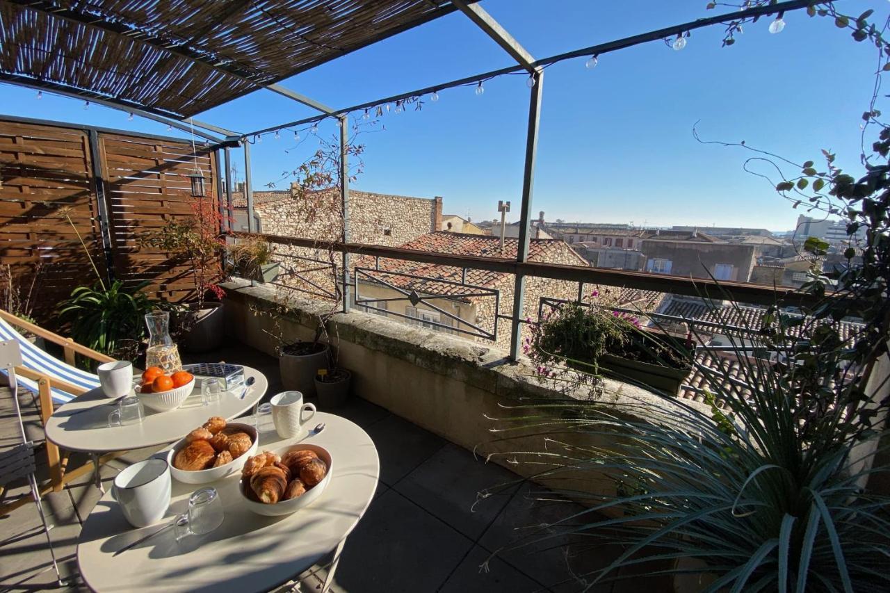 The Sunny - P2 With Terrace - City Centre Nîmes Exterior photo